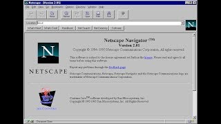 Netscape Navigator 2.0 in 1995 - Web Design Museum