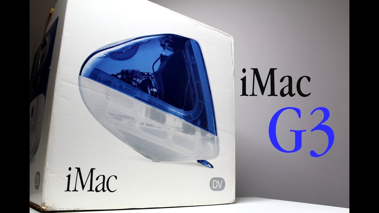 Apple iMac G3オリジナルボックス付属 Apple iMac G3 ブルーベリー色