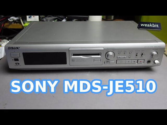 Sony MDS-JE510 & MDS-JE500 repair - YouTube