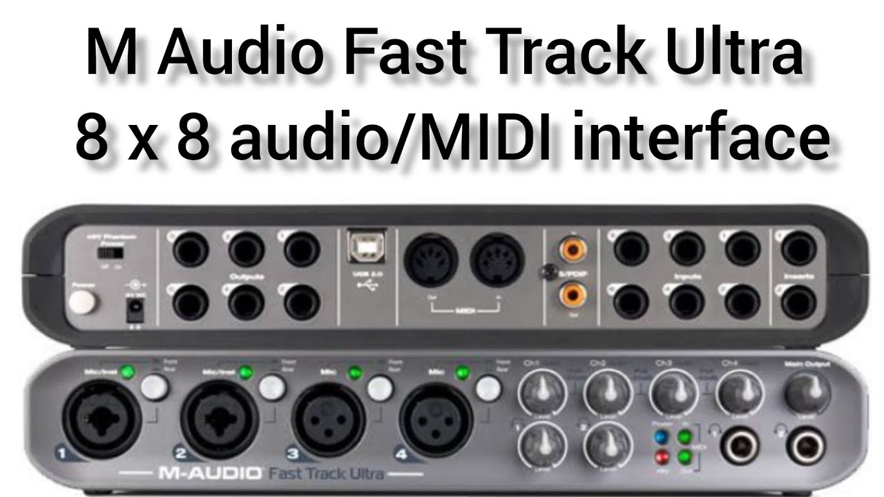 m audio Fasttrack Ultra || m audio Fasttrack Ultra 8x8 - YouTube