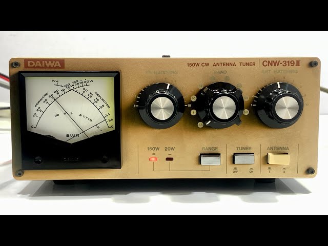 ✨Daiwa CNW-319II HF/50MHz Tuner 150W✨ - YouTube