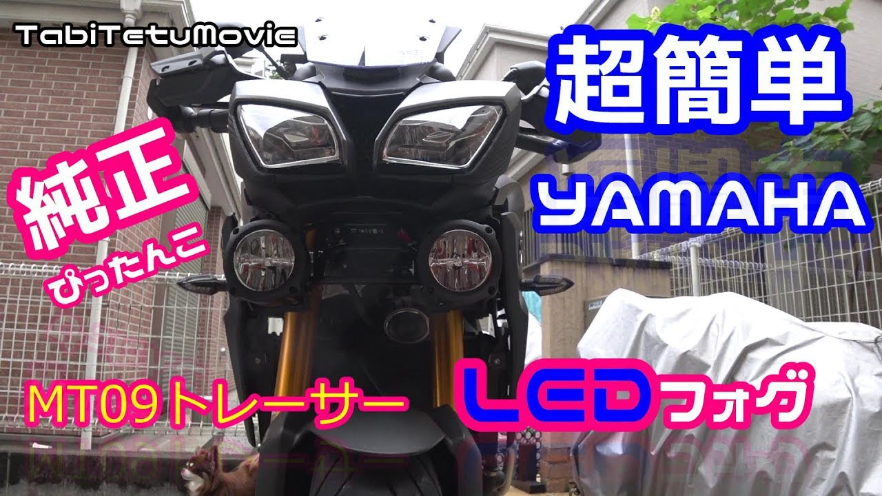 ヤマハMT09トレーサー LEDフォグライト ワイズギア フォグランプ SW-MOTECH