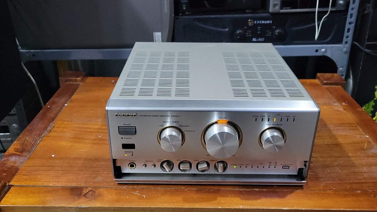 The Onkyo A922M LTD limited edition amplifier has excellent sound
