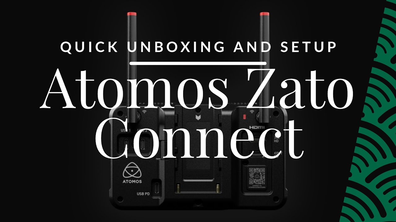Atomos Zato Connect unboxing and quick setup - YouTube