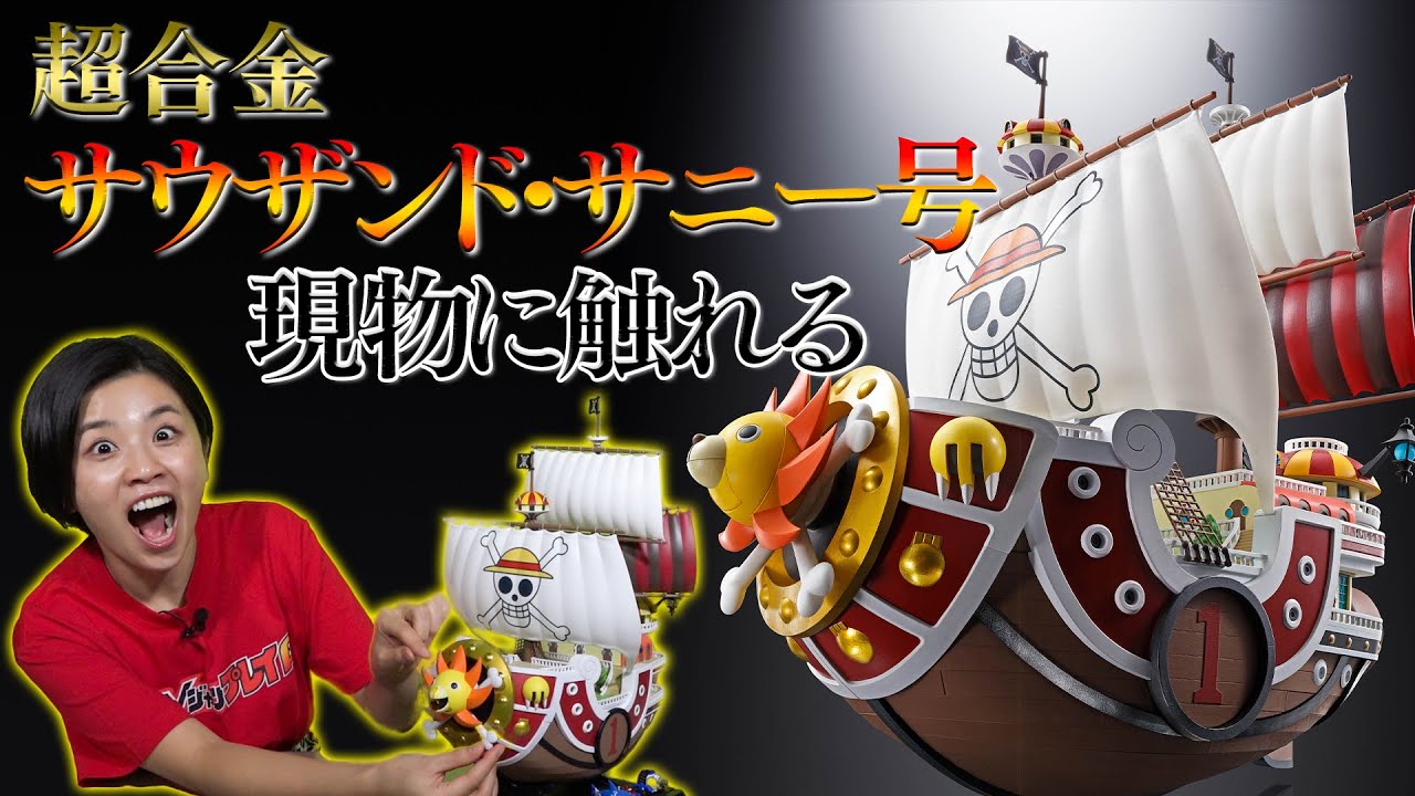 VJ公式】10/24（土）発売！超合金 『サウザンド・サニー号』の実物を