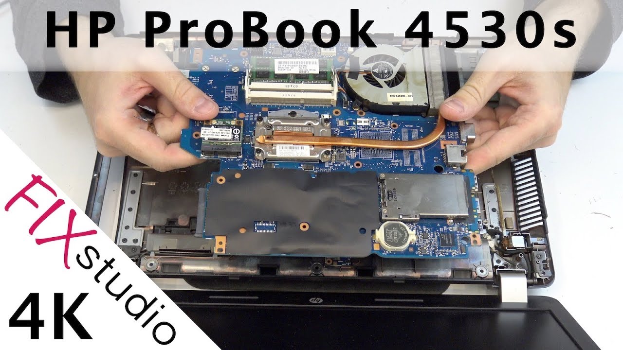 HP ProBook 4530s - disassemble [4K] - YouTube