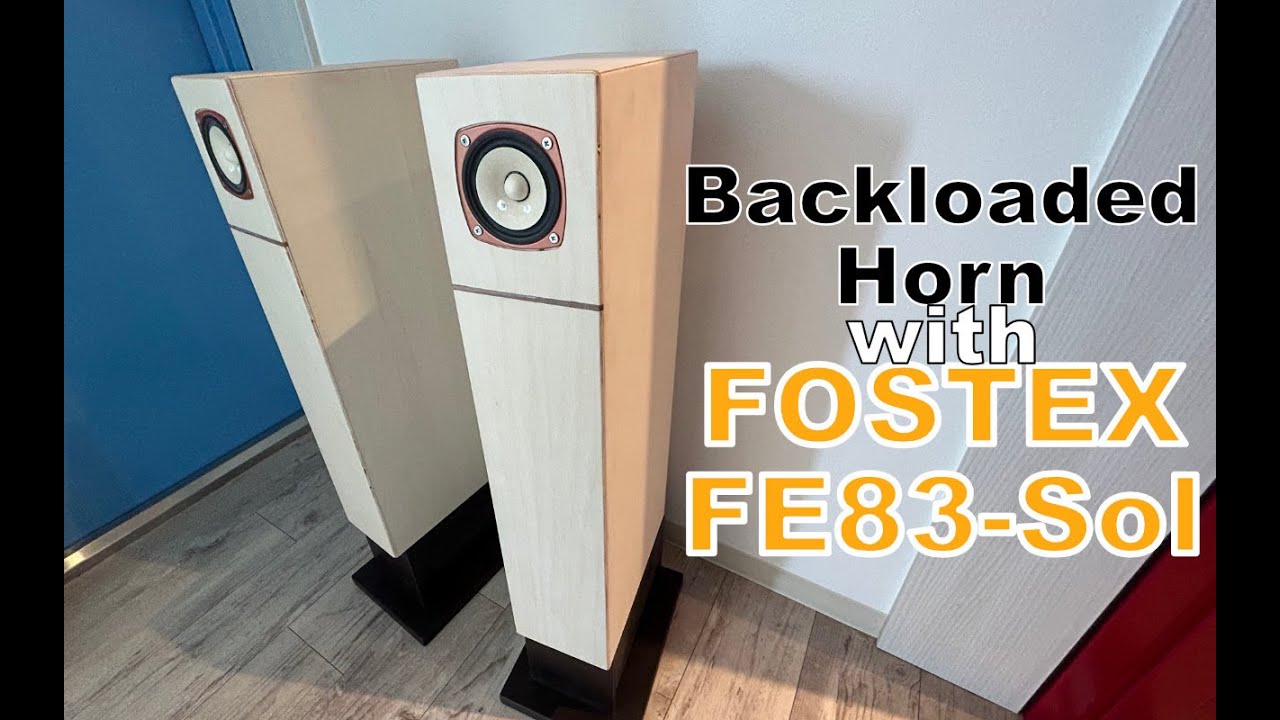 FOSTEX FE83-SOL 自作エンクロージャー付き 【公式通販】