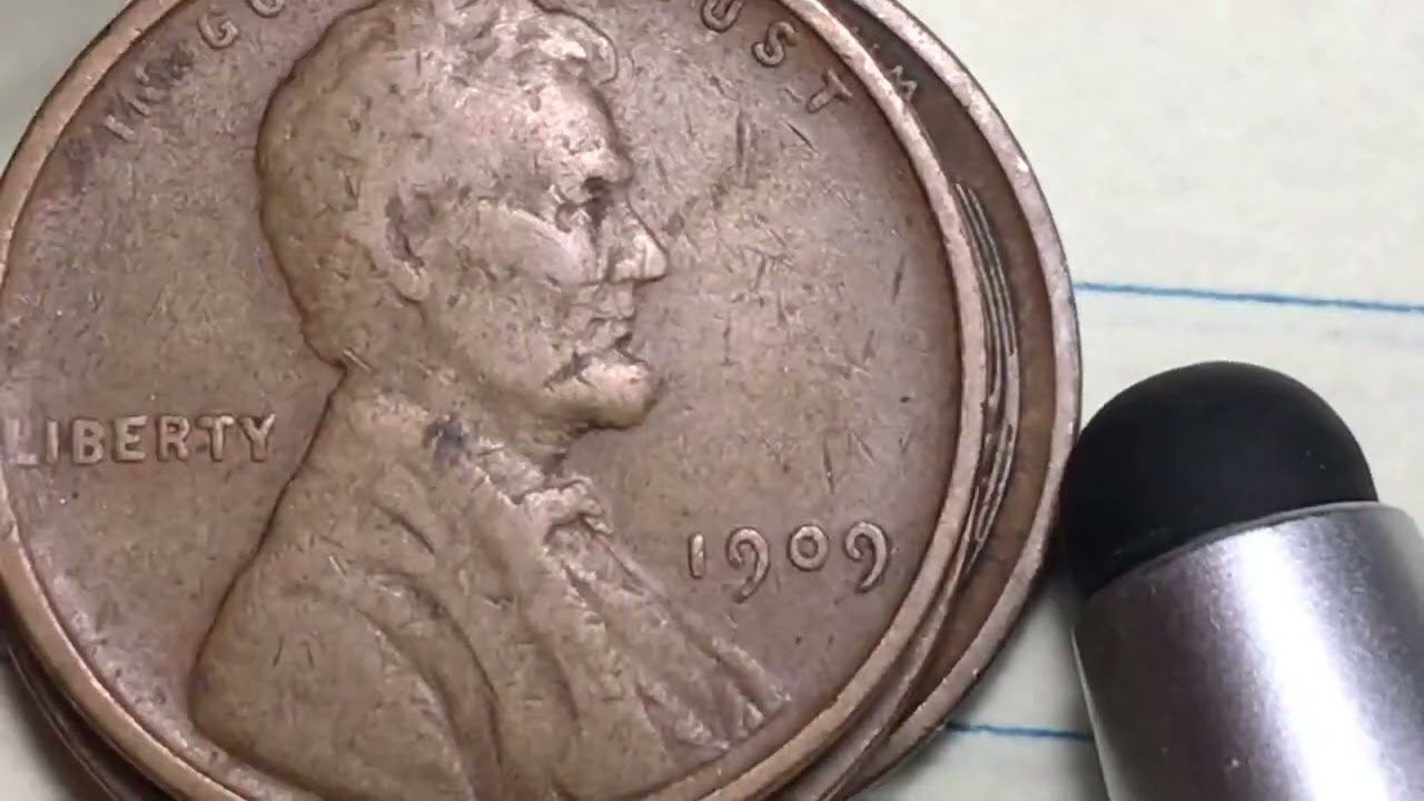 US 1909 Lincoln Penny - First One Ever! VDB - No VDB - United