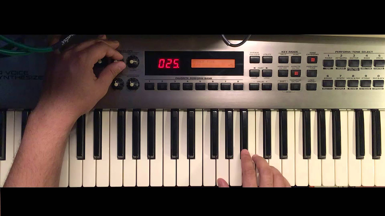 Roland RS-5 64 voice synth demo and direct recording - YouTube