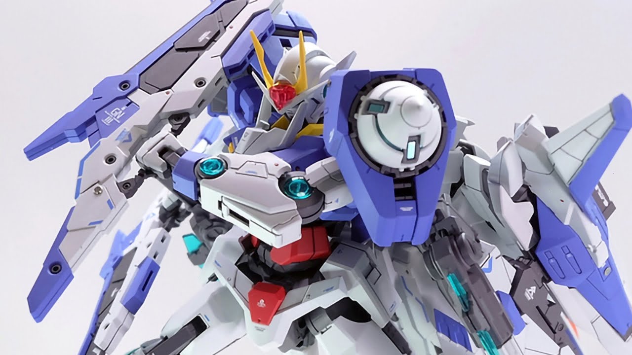 MG 1/100 00 XN Raiser - Painted Build(ダブルオーザンライザー