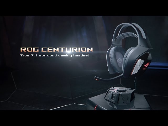 ROG Centurion True 7.1 Surround Gaming Headset | ROG - YouTube