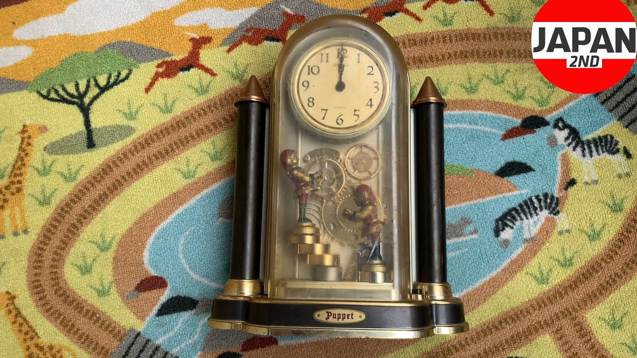 SEIKO Puppet table clock セイコー パペット RY410S からくり時計