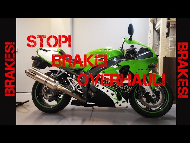 2002 KAWASAKI ZX7R BRAKE CALIPER REBUILD - YouTube