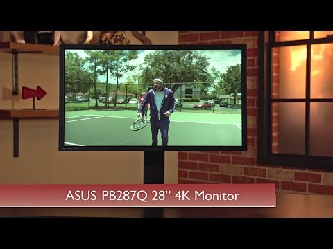 Hands-On Review: Asus | PB287Q UHD 4K Monitor - YouTube