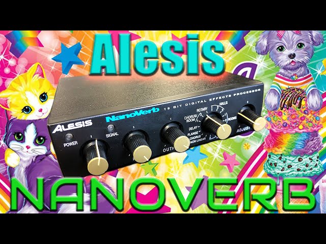 Alesis NanoVerb Stereo Guitar Demo - YouTube