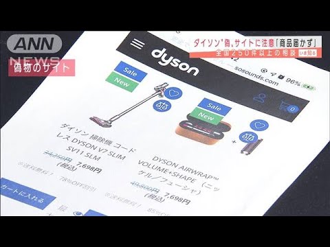 ダイソンの偽サイト急増 購入前にURL確認を！(2020年10月21日) - YouTube