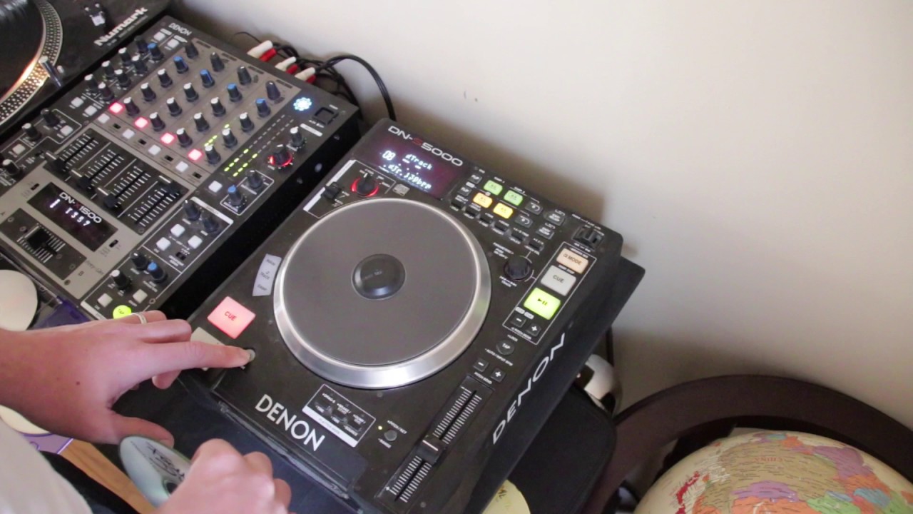 how to mix alpha track denon dn s5000 - YouTube