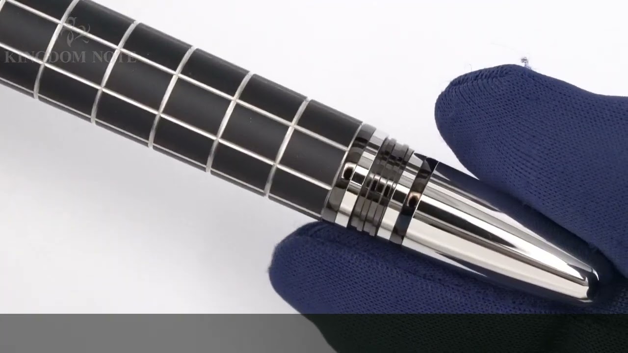 MONTBLANC モンブラン 万年筆 スターウォーカー メタルラバー F - YouTube