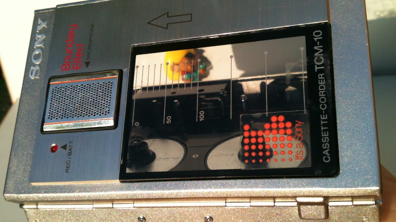 Sony TCM-10 Cassette Recorder/Player Walkman Test Recording