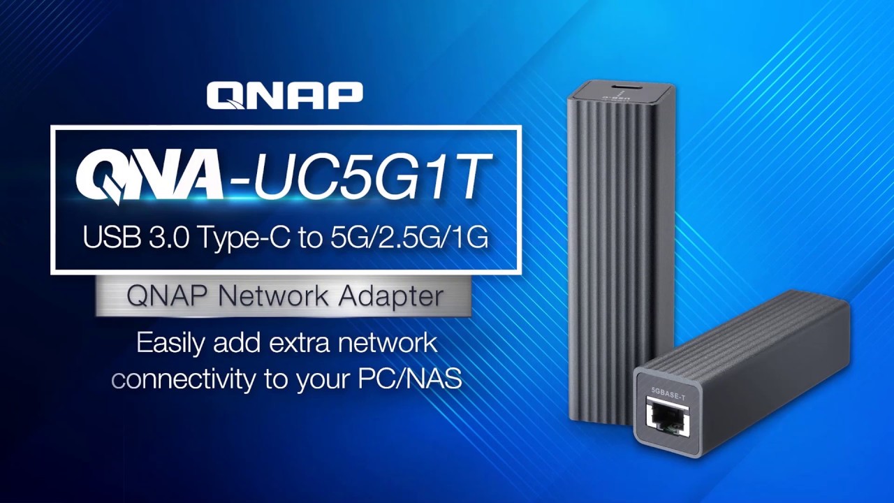 QNA-UC5G1T USB 3.0 to 5G/2.5G/1G Adapter｜ NAS ASAP | QNAP (Middle