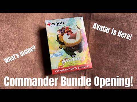 MTG Avatar Commander Bundle Opening! The New Best Magic Set! - YouTube