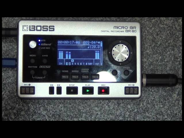 Amazing! BOSS micro BR-80 Bass & Backing Edition - YouTube