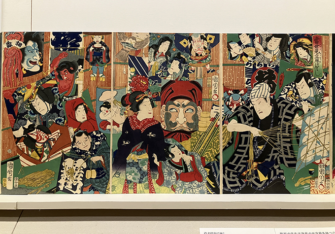 豊原國周筆 国周 江戸期 市川右団治 歌舞伎 浮世絵 錦絵