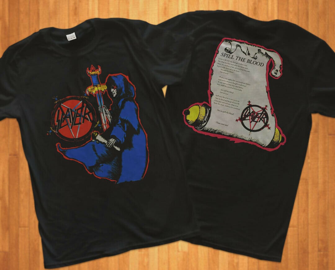 90s SLAYER ツアーTシャツ SPILL THE BLOOD 90s SLAYER ツアーTシャツ