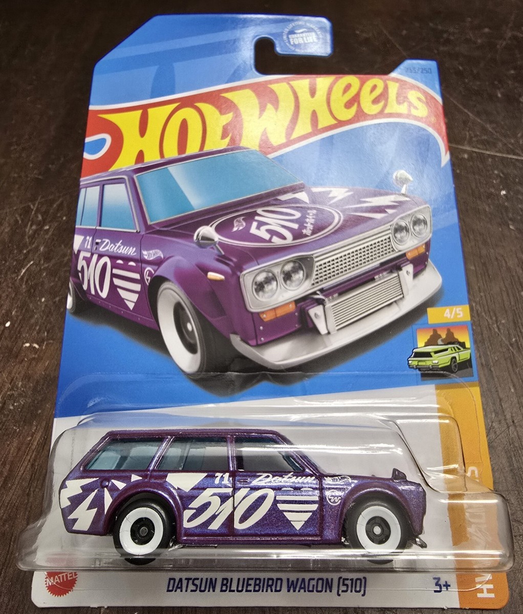 Hot Wheels 2023 Datsun Bluebird Wagon 510 Purple HW Wagons #4/5