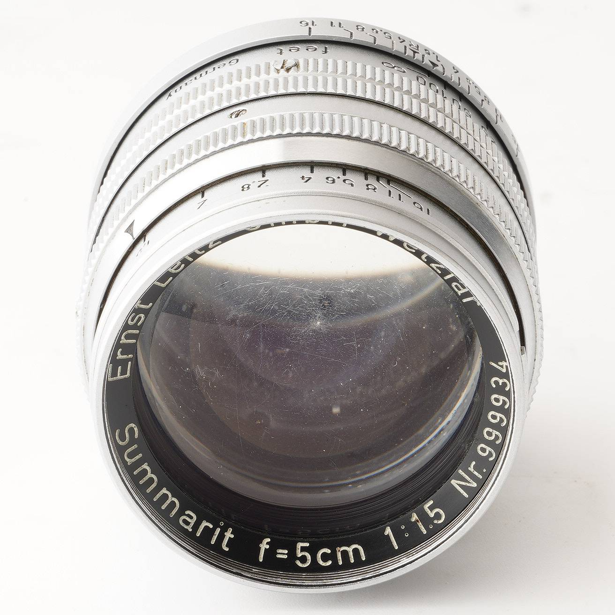Leica Summarit 5cm f/1.5 LTM Screw Mount Lens Haze, Cleaning Marks