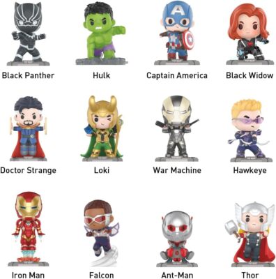 POP MART MARVEL Avengers Series Figure [Assorted Box 12 Pieces