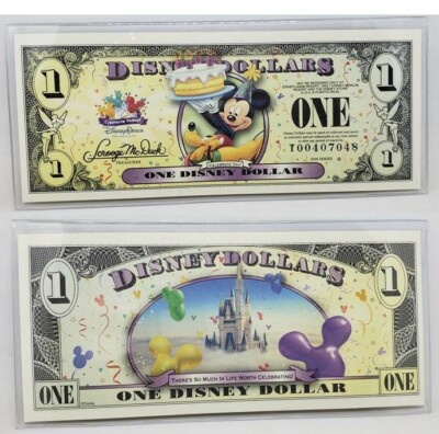 2009 $1 Disney Dollar Mickey Mouse T Series UNCIRCULATED - READY