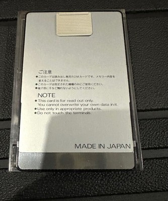 Roland D-50 PN-D50-00 Preset Data Card FantasiaSound Used - Japan