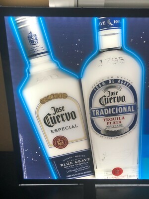 JOSE CUERVO TEQUILA LED BAR SIGN MAN CAVE GARAGE DECOR LIGHT UP