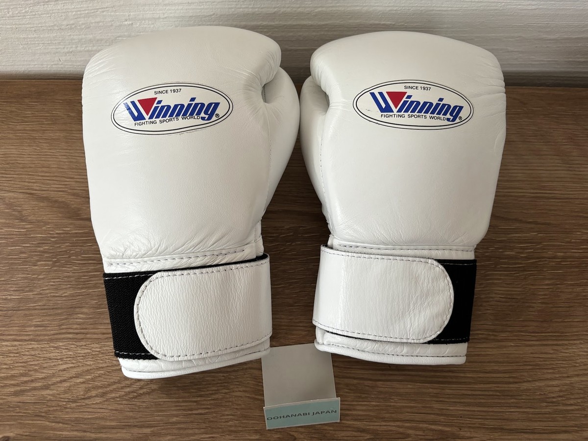 Winning ボクシンググローブ 8oz ホワイト 値段交渉可 Winning