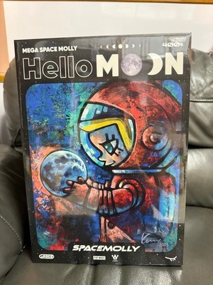 MEGA SPACE MOLLY Hello Moon Lamp ランプ 未開封 Pop Mart Mega Space