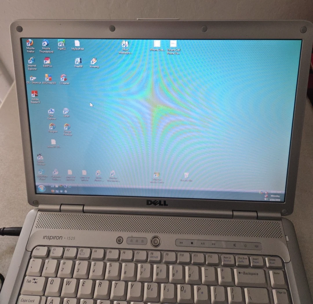 Dell Inspiron 1525 Windows Vista Intel Core 2 Duo PC Laptops
