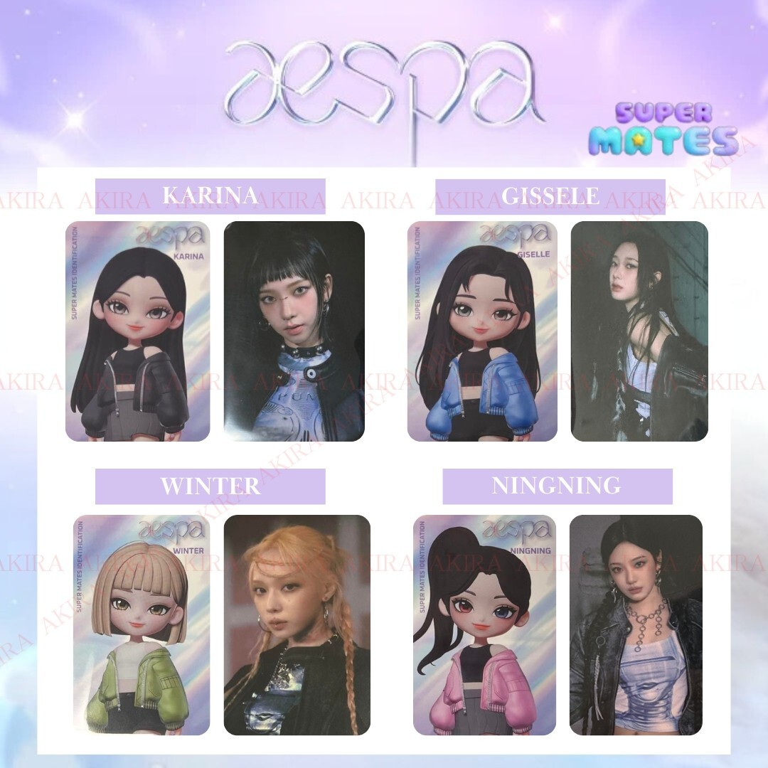 aespa supermates カリナ グッズ セット aespa カリナ SuperMates限定