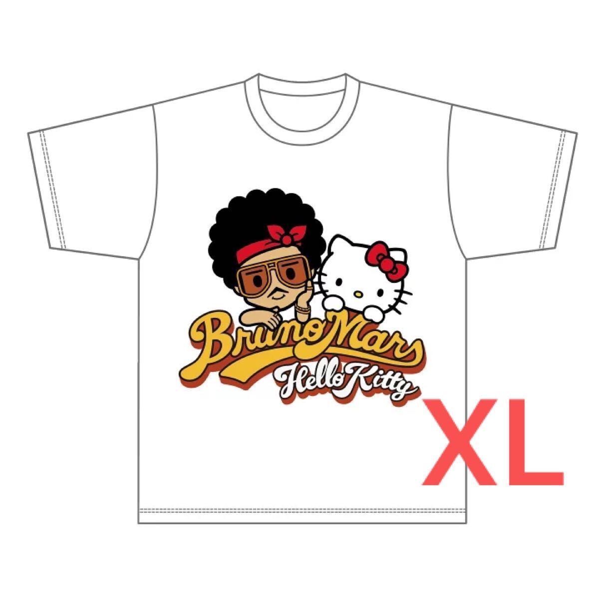 BRUNO MARS x HELLO KITTY XL T-Shirt Sanrio Black Limited Official