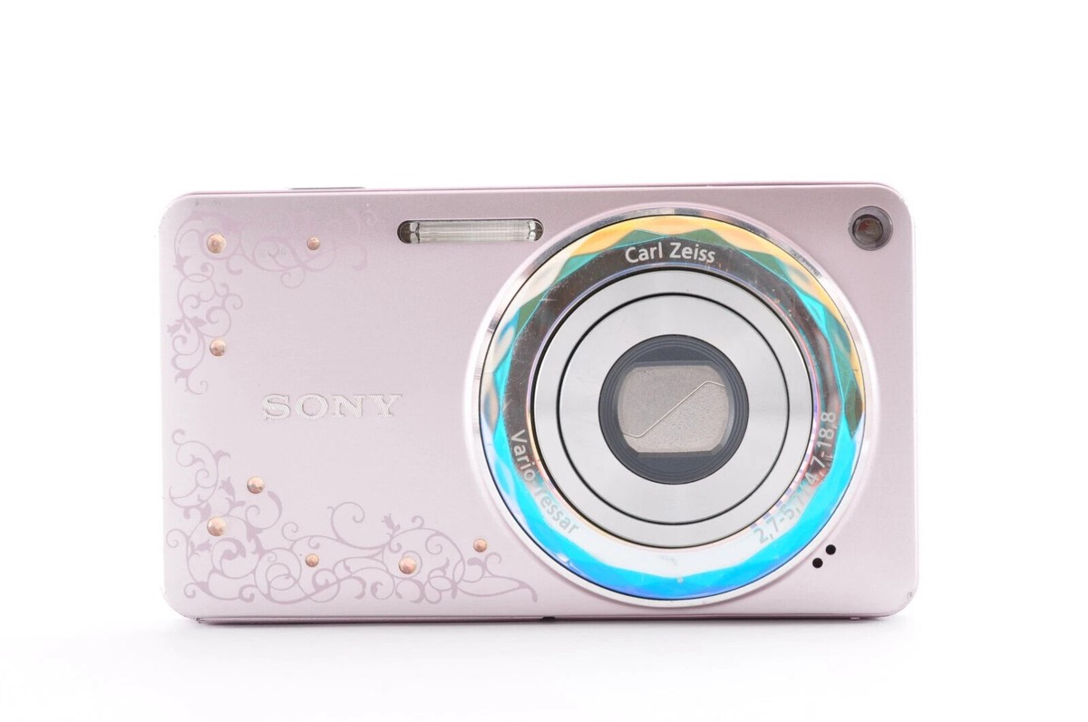 SONY Cyber Shot DSC-W350D 14.1MP Digital Camera Rhinestone Jewel