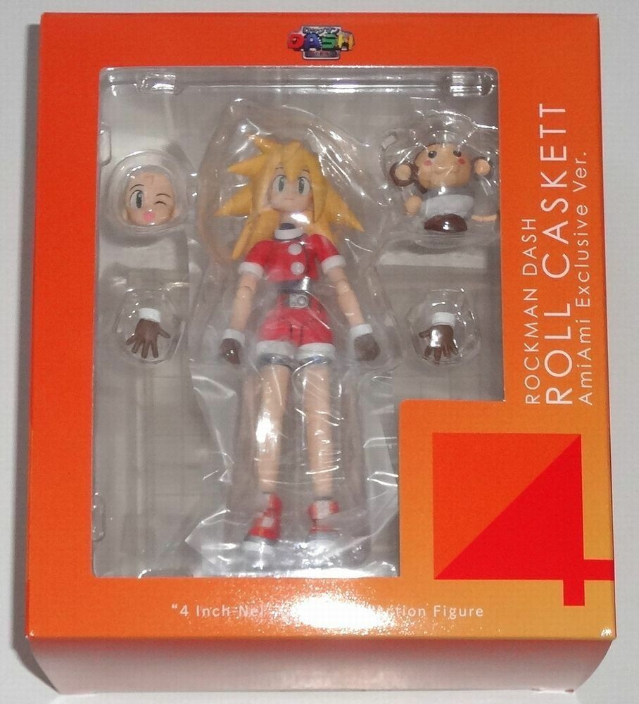 ROCKMAN DASH MEGA MAN ROLL CASKETT Action Figure 4 inch AmiAmi