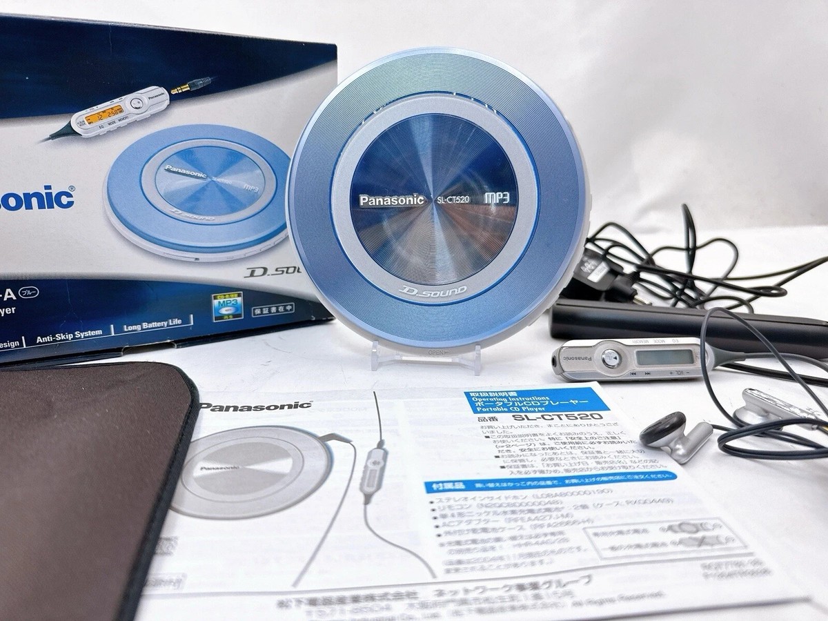 Panasonic SL-CT520 Portable CD Player with Original Box - Tested
