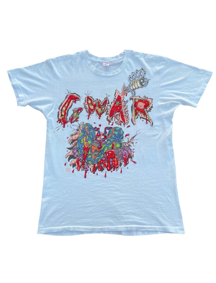 GWAR 90s ヴィンテージTシャツ JAXTAPOZ GWAR 表紙 Vintage late 90s