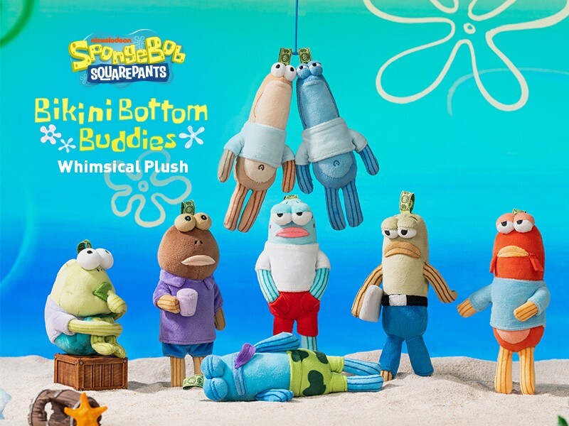 Pop Mart SpongeBob Bikini Bottom Buddies Whimsical Plush Series