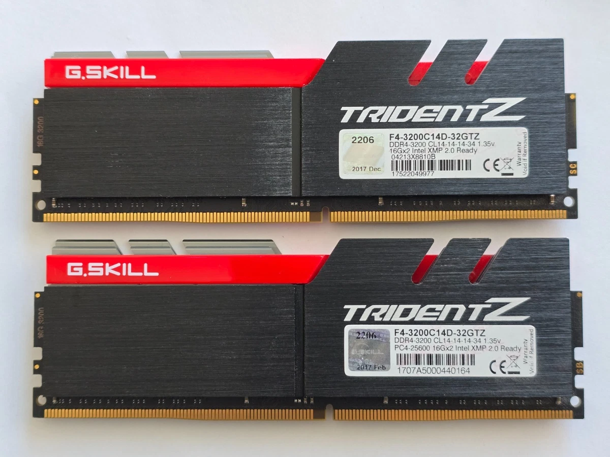 G. SKILL PC4-25600 (DDR4-3200) Bus Speed DDR4 SDRAM Memory (RAM