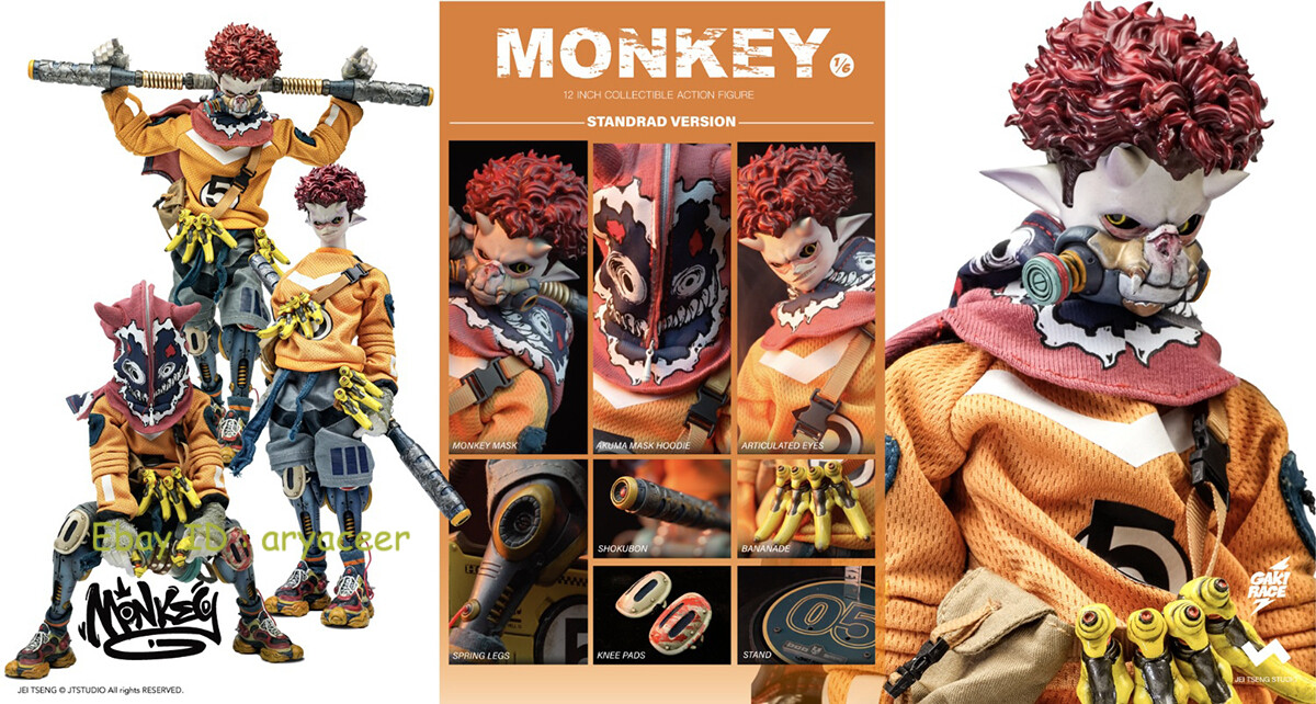 JTスタジオ GAKI RACE MONKEY 1/6フィギュア10周年記念版 Gakirace
