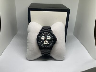 GUCCI G-timeless Chronograph XL Black Dial Men's Watch YA126268