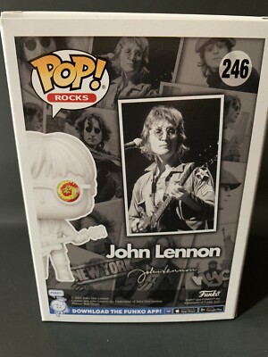 Funko Pop Rocks John Lennon #246 with Psychedelic Shades EE