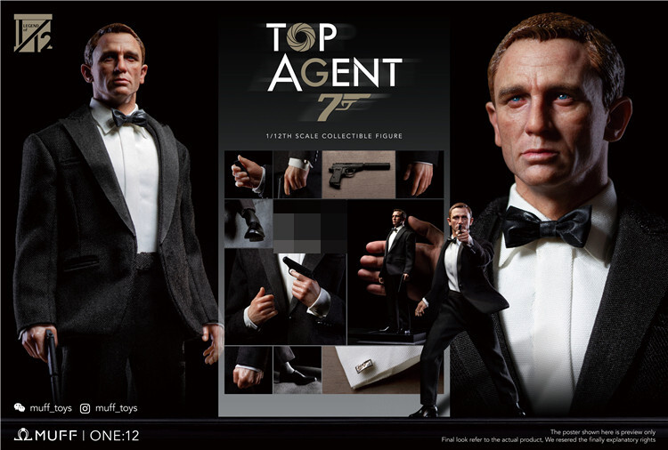 人体模型 MUFF TOYS James Bond 007 1 12 Figure DX MUFF TOYS