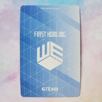 &TEAM First Howling : WE Photo card Weverse Universal andteam PC